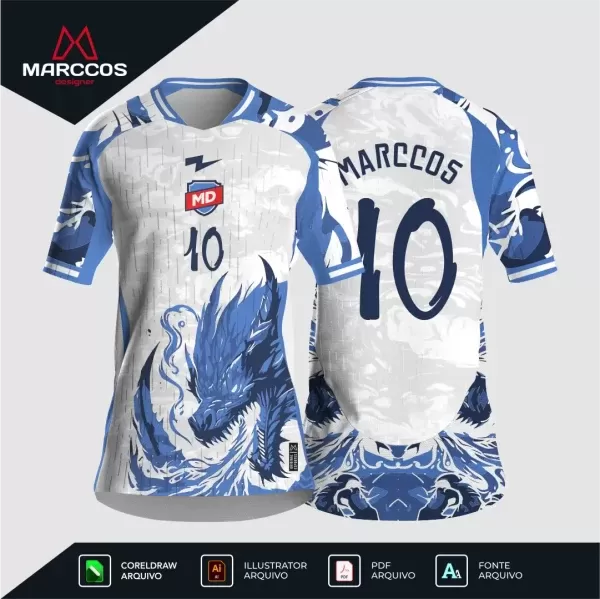 Arte Camisa Interclasse Dragão
