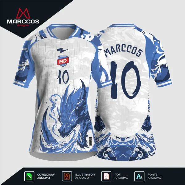 Arte Camisa Interclasse Dragão