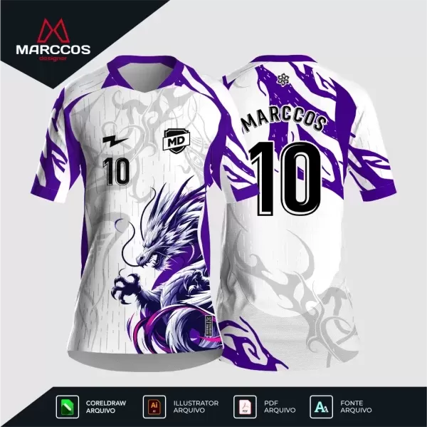 Arte Camisa Interclasse Dragão