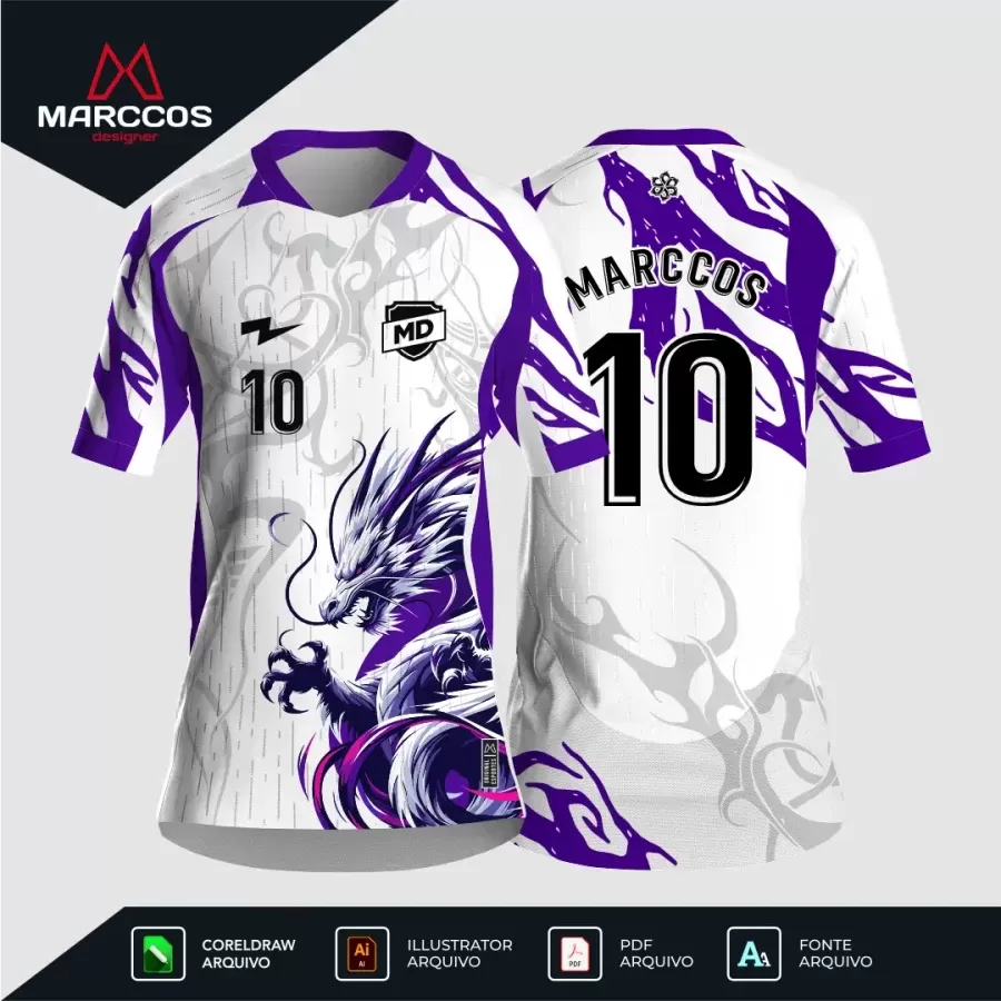 Arte Camisa Interclasse Dragão