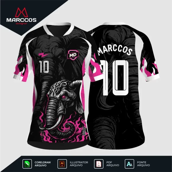 Arte Camisa Interclasse Elefante