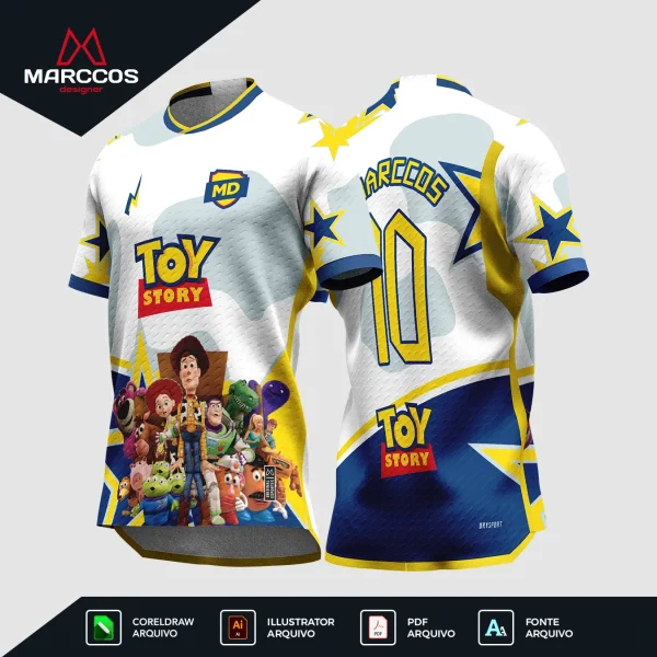 Arte Camisa Interclasse Toy Story