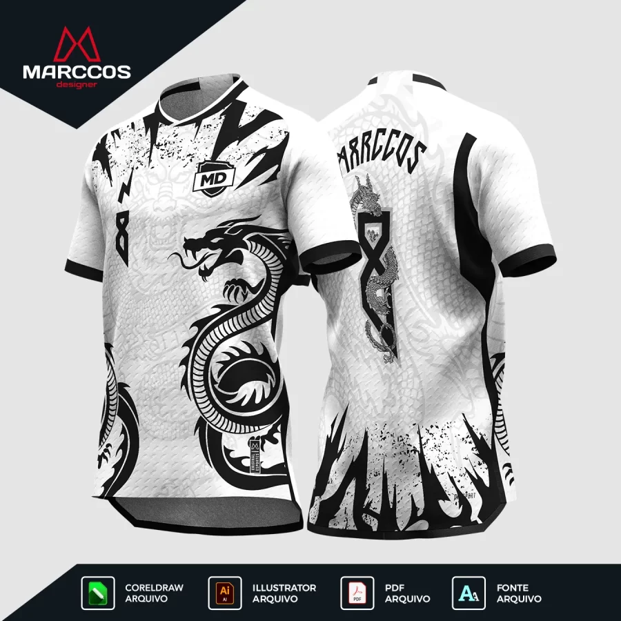 Arte Camisa Interclasse Dragão