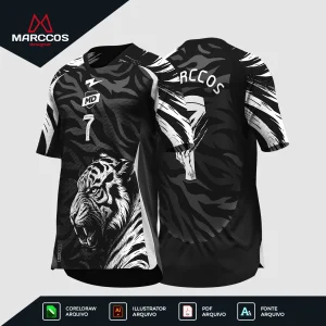 Arte Camisa Interclasse Tigre