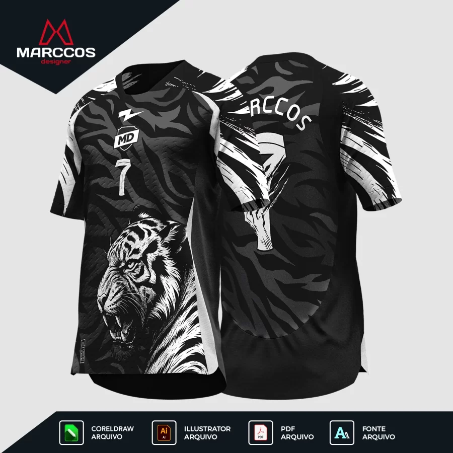 Arte Camisa Interclasse Tigre