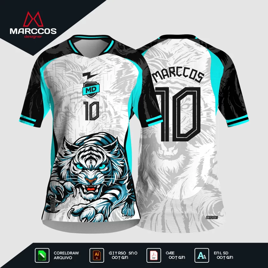 Arte Camisa Interclasse Tigre