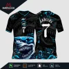 Arte Camisa Interclasse Tubarão