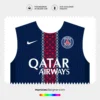 Arte Vetor Camisa PSG Titular 2025.2026 Arte Vetor Camisa PSG Titular 2025.2026