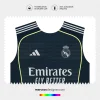Arte Vetor Camisa Real Madrid Reserva 2025.2026
