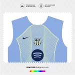Arte Vetor Conceito Camisa Barcelona