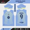 Arte Vetor Conceito Camisa Barcelona