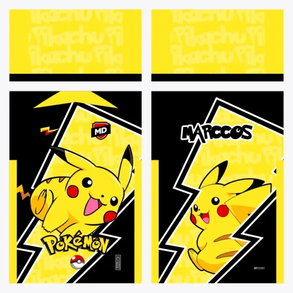 Arte Camisa Interclasse Pikachu