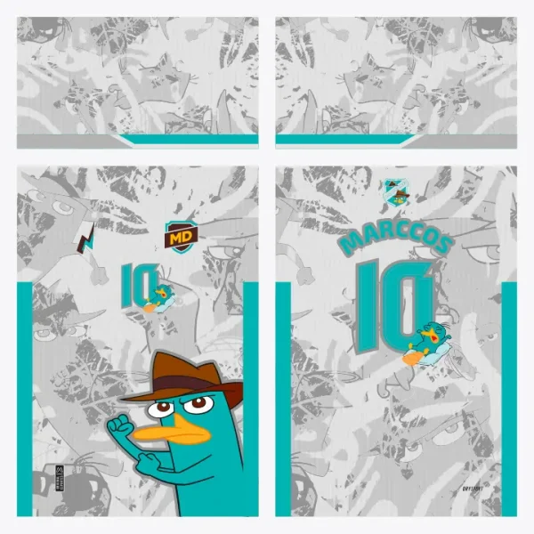 Arte Camisa Interclasse Perry o Ornitorrinco