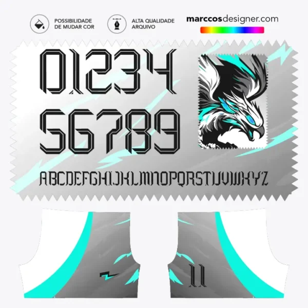 Arte Camisa Interclasse Águia