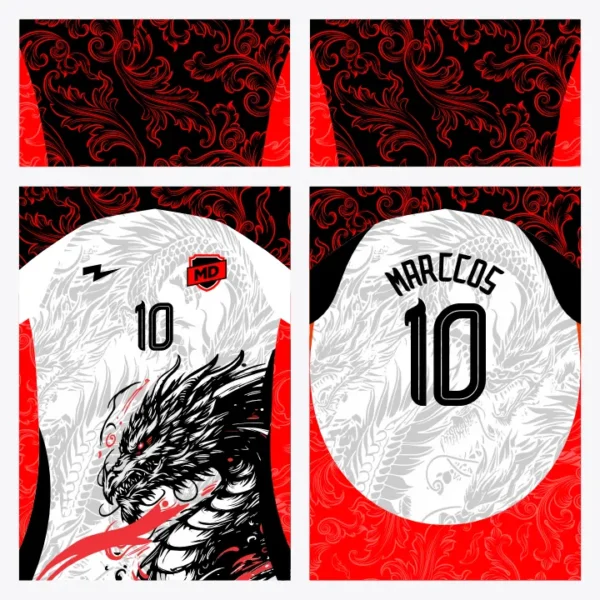 Arte Camisa Interclasse Onça Dragão