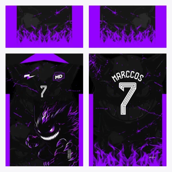 Arte Camisa Interclasse Gengar