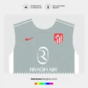 Arte Vetor Camisa Atlético de Madrid 2024.2025 Arte Vetor Camisa Atlético de Madrid 2024.2025