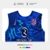 Arte Vetor Terceira Camisa Atlético de Madrid 2024.2025 Arte Vetor Terceira Camisa Atlético de Madrid 2024.2025