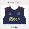 Arte Vetor Camisa Ajax Reserva 2022.2023 Arte Vetor Camisa Ajax Reserva 2022.2023