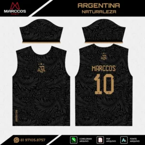 Arte Vetor Camisa Argentina Naturaleza