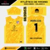 Arte Vetor Camisa Atlético de Madrid Goleiro 2024.2025
