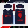 Arte Vetor Camisa Barcelona Reserva 2024.2025