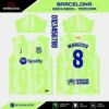 Arte Vetor Terceira Camisa Barcelona 2024.2025