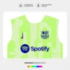 Arte Vetor Terceira Camisa Barcelona 2024.2025
