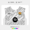 Arte Vetor Camisa Barcelona Goleiro 2024.2025
