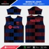 Arte Vetor Camisa Barcelona Pré Jogo 2024.2025