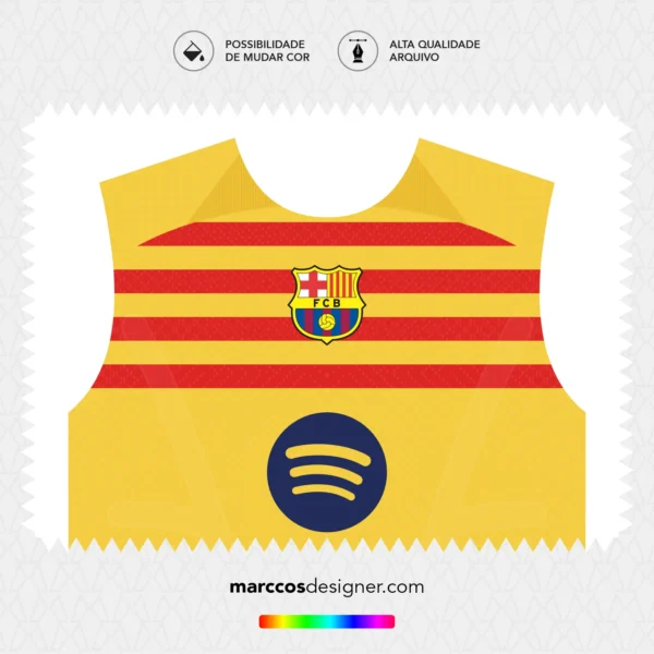 Arte Vetor Quarta Camisa Barcelona 2024.2025