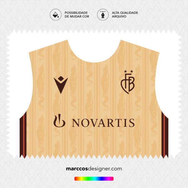 Arte Vetor Quarta Camisa Baseal 2024.2025