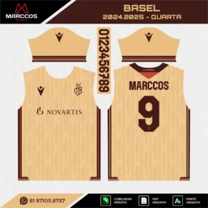 Arte Vetor Quarta Camisa Baseal 2024.2025