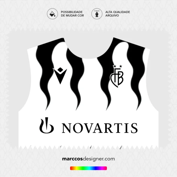 Arte Vetor Camisa Baseal Reserva 2024.2025
