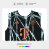 Arte Vetor Camisa Bayern de Munique Pré-Jogo 2024.2025 Arte Vetor Camisa Bayern de Munique Pré-Jogo 2024.2025