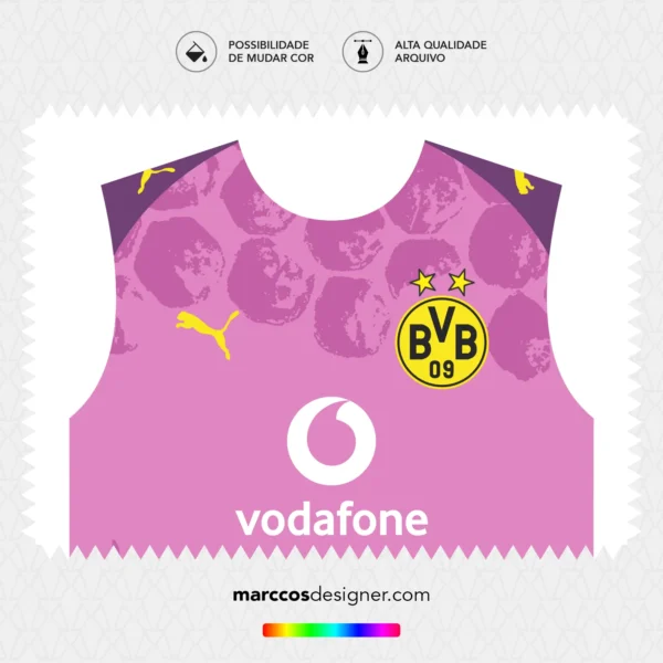 Arte Camisa Borussia Dortmund Goleiro Mundial de Clubes 2025