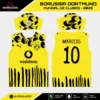 Arte Vetor Camisa Borussia Dortmund Mundial de Clubes 2025 Arte Vetor Camisa Borussia Dortmund Mundial de Clubes 2025