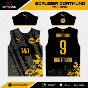 Arte Vetor Camisa Borussia Yellobru