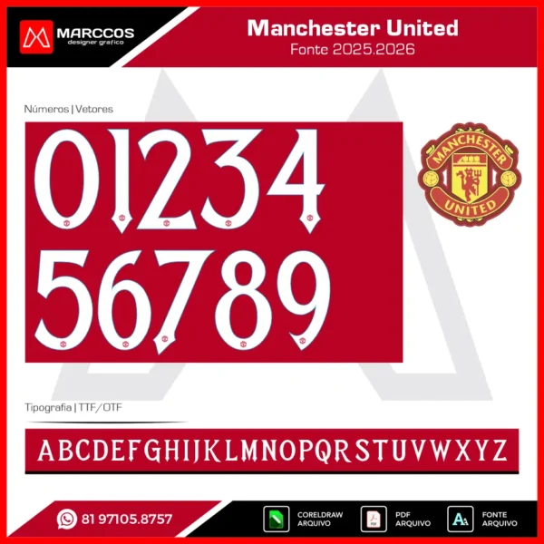 Fonte Manchester United 2025.2026