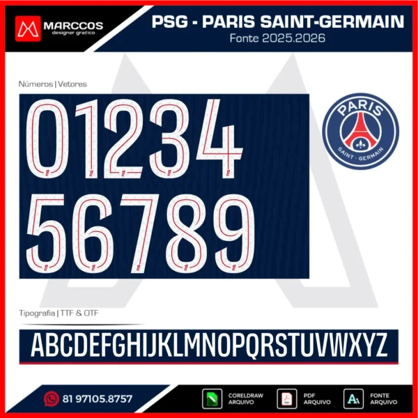 Fonte PSG 2025.2026