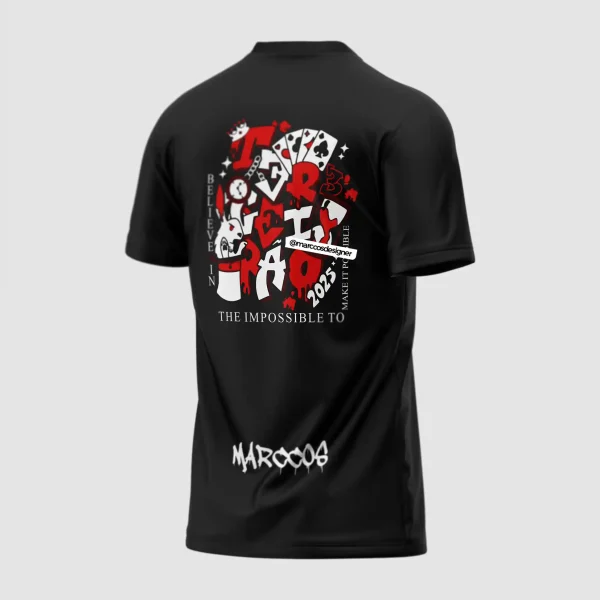 Arte Camisa Terceirão Coelho e Cartas