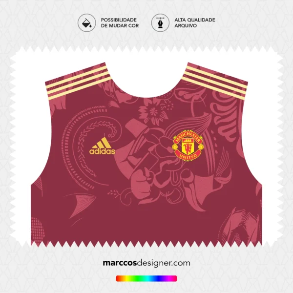 Arte Vetor Camisa Manchester United Flowverme