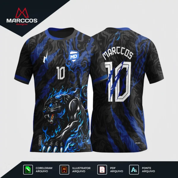 Arte Camisa Interclasse Pantera