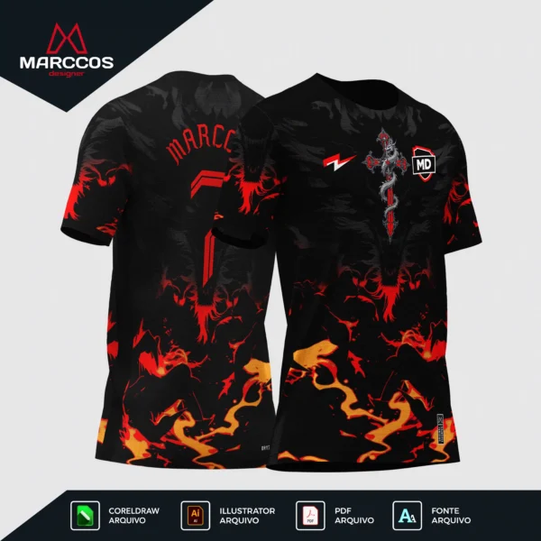 Arte Camisa Interclasse Dragão