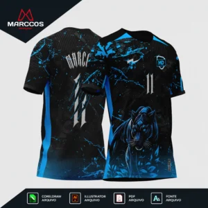 Arte Camisa Interclasse Pantera