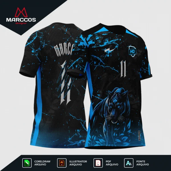 Arte Camisa Interclasse Pantera