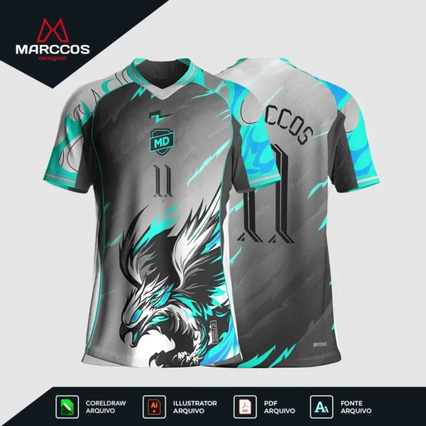 Arte Camisa Interclasse Águia