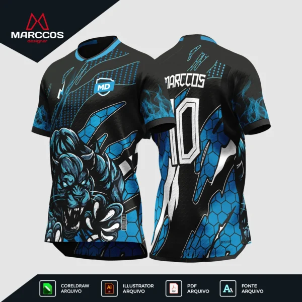 Arte Camisa Interclasse Pantera