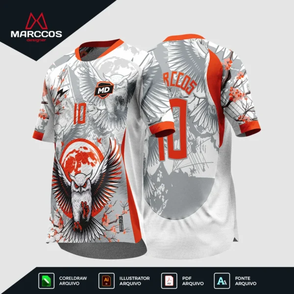 Arte Camisa Interclasse Coruja