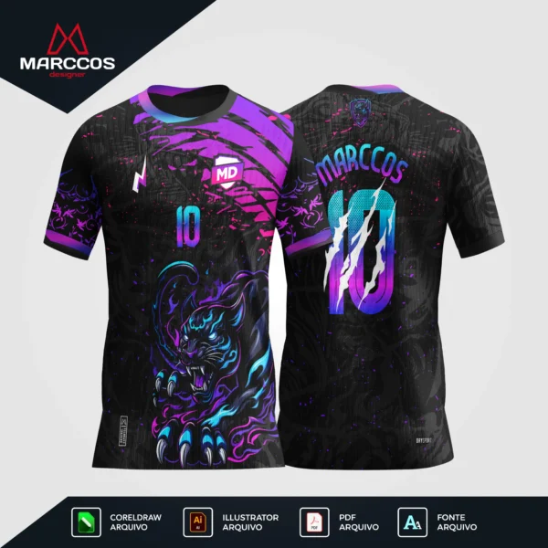 Arte Camisa Interclasse Pantera